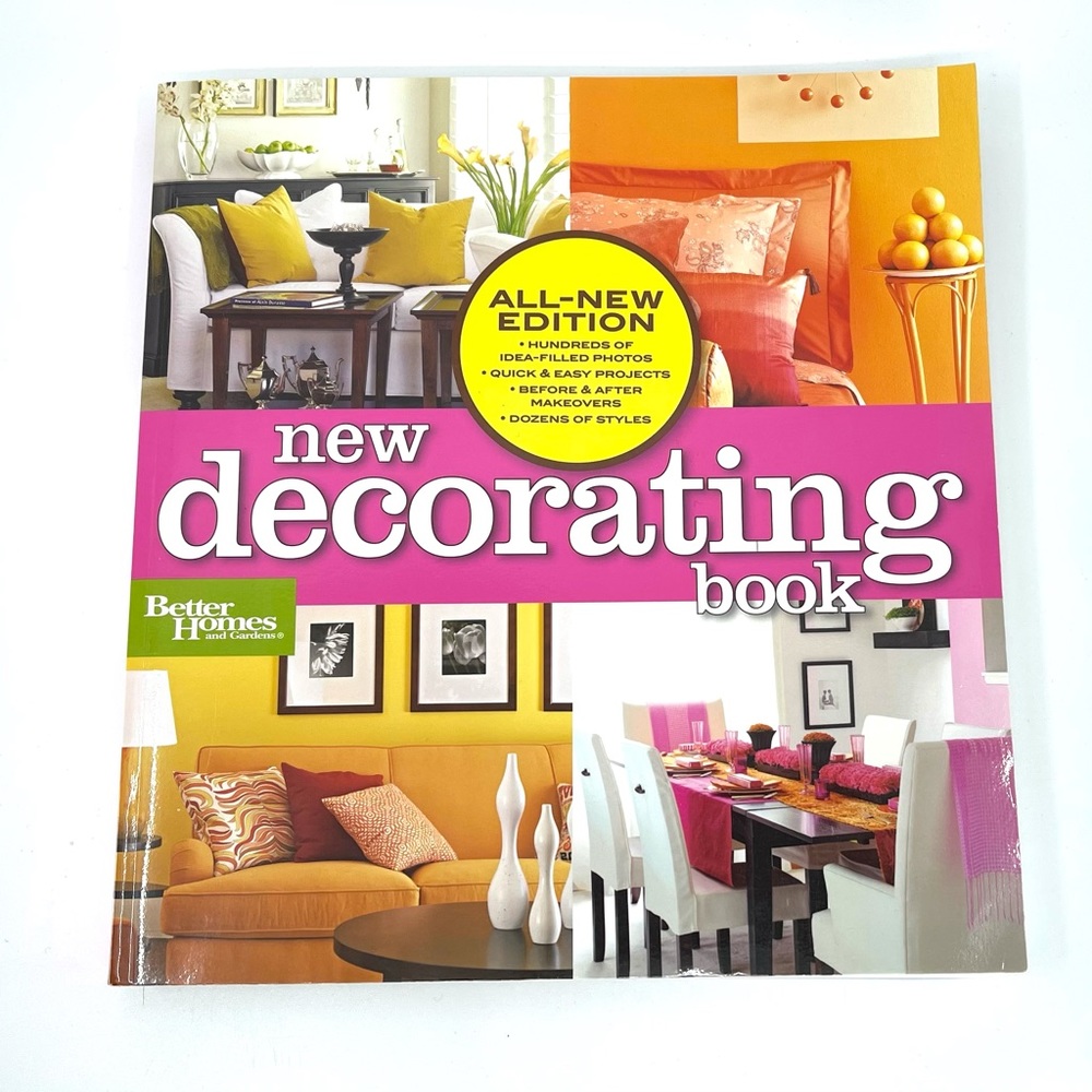 BETTER HOMES & GARDENS NEW DECORATING Book ALL-NEW